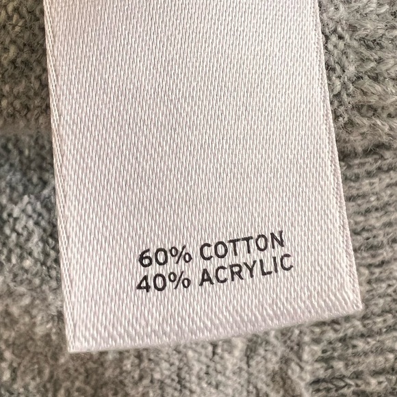 Heather Gray High/Low Hem Cardigan. Size M - Picture 7 of 8